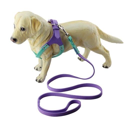 Microfiber Glasses Style Breathable Dog Chest  Strap, Size: S (Purple)
