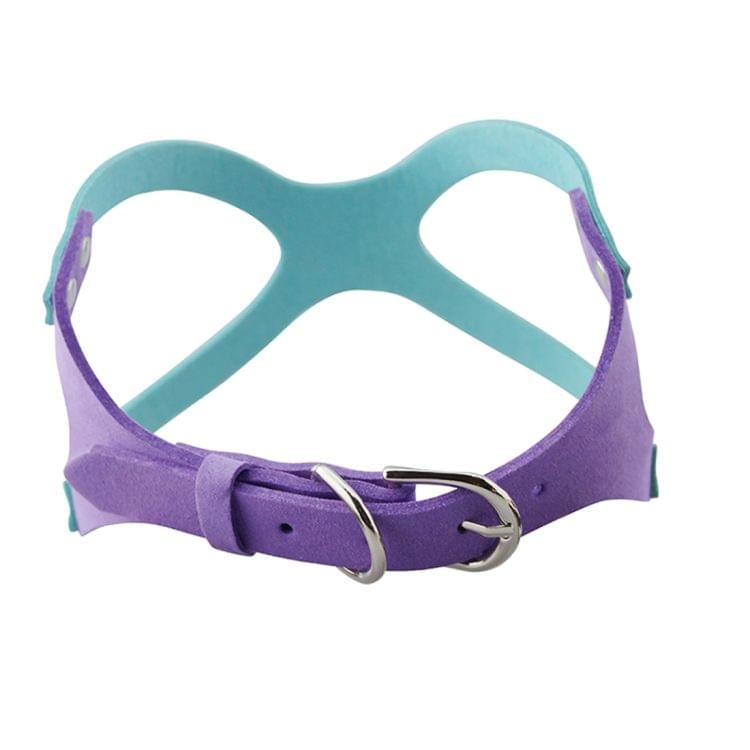 Microfiber Glasses Style Breathable Dog Chest  Strap, Size: S (Purple)