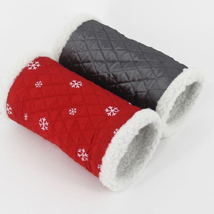 Winter Warm Snowflake Pattern Cotton Nest Single Channel, Hedgehog Spider Hamster Warm Tunnel Toy, Random Color Delivery