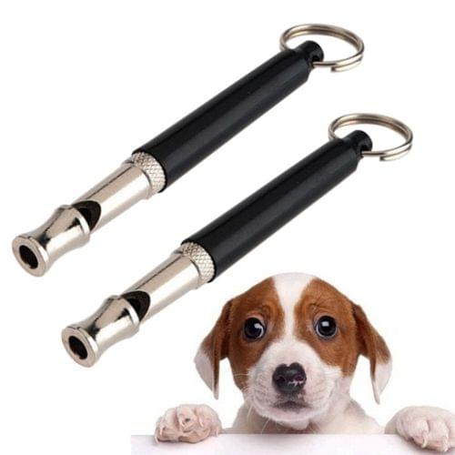 Pet Dog Obedience Quiet Training Ultrasonic Supersonic Sound Pitch(black)