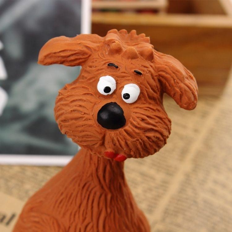 Cute Cartoon Cat and Dog Sound Latex Pet Toys, Random Style Delivery
