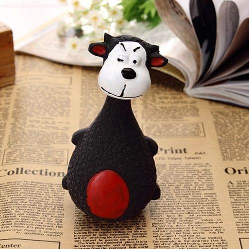 Cute Cartoon Cat and Dog Sound Latex Pet Toys, Random Style Delivery