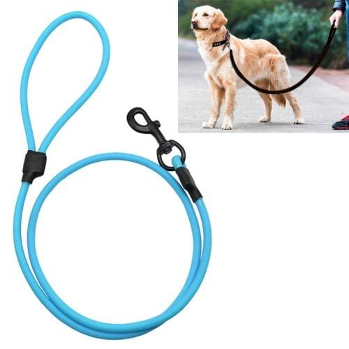 PVC Material Wear-resistant Waterproof Traction Belt Pet Dogs Traction Rope with Handle, Suitable For Medium and Large Dogs, Rope Length: 150 cm(Blue)