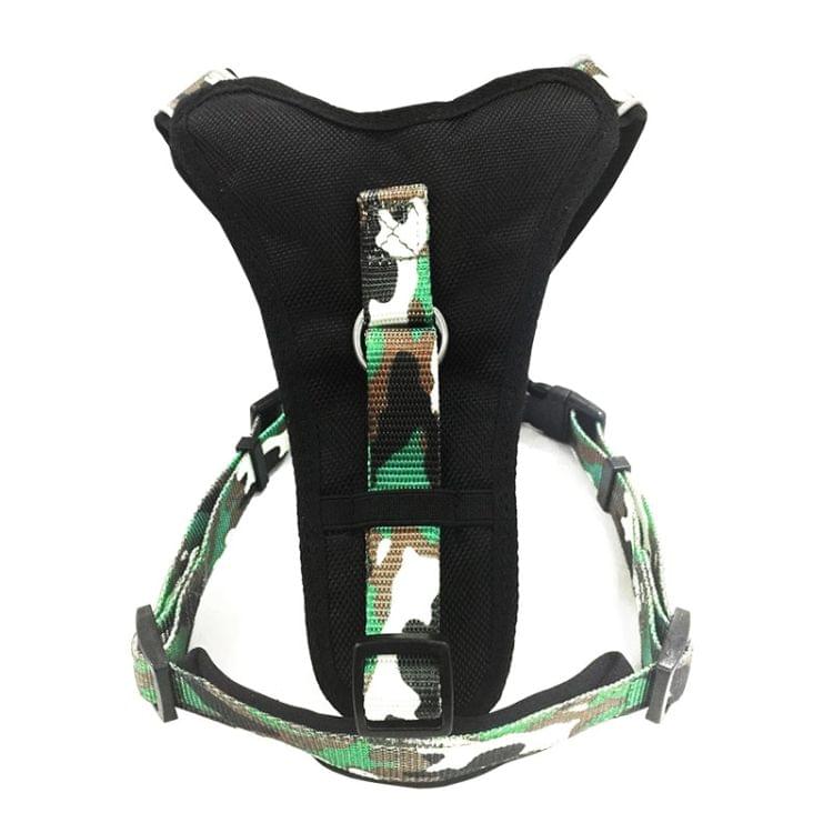 Tuffhound 1628 Adjustable Dog Chest Strap Collar Belt,Size:L, 2.5x54x(64-78)cm (Green)