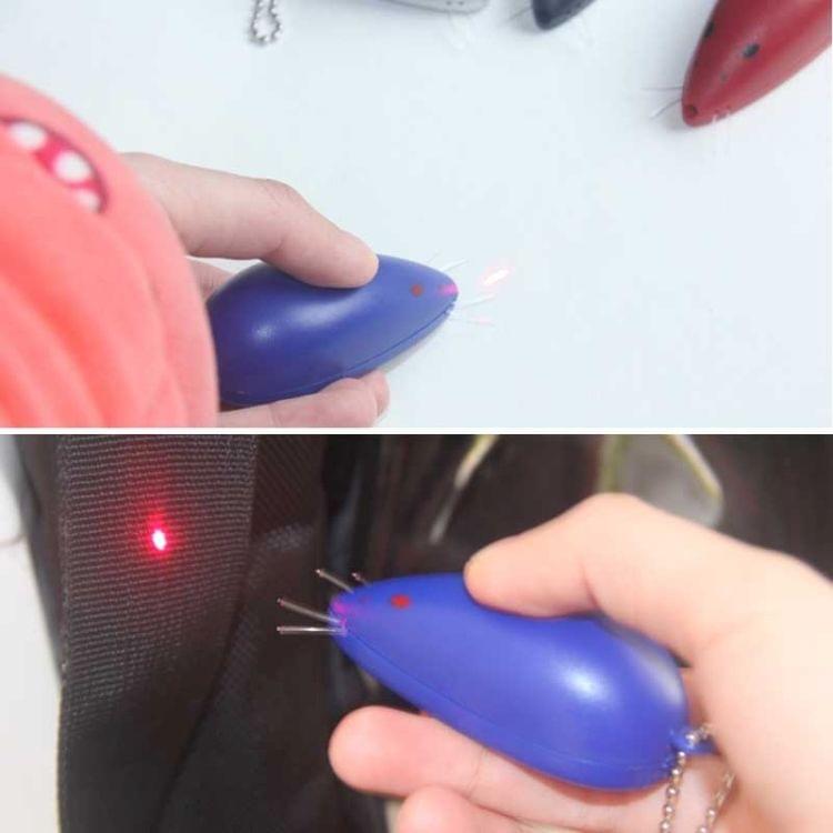 Mouse Shaped Funny Pet LED Electronic Laser Pointer Light Pen / Tease Cat Toy, Random Color Delivery