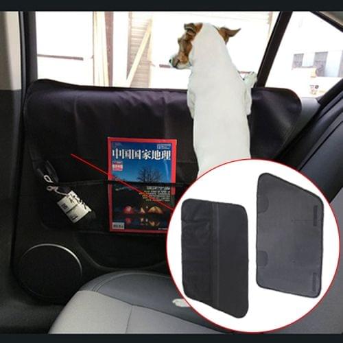 1 Pair Car Doors Inner Sides Pets Scratch-resistant Pads Oxford Cloth Car Door Protective Pad Storage Bag, Size: 70*40cm