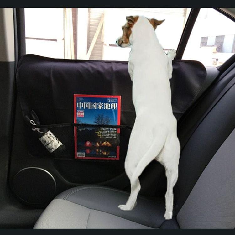 1 Pair Car Doors Inner Sides Pets Scratch-resistant Pads Oxford Cloth Car Door Protective Pad Storage Bag, Size: 70*40cm