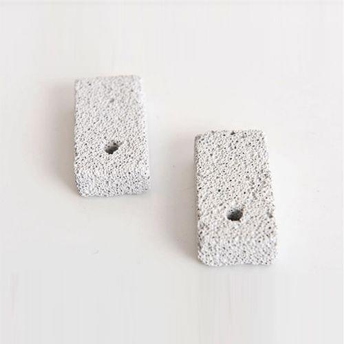 5 PCS Pet Rectangle Volcanic Molar Stone Hamsters Rabbits Small Pets Teeth Grinding Stones Pets Training Tools