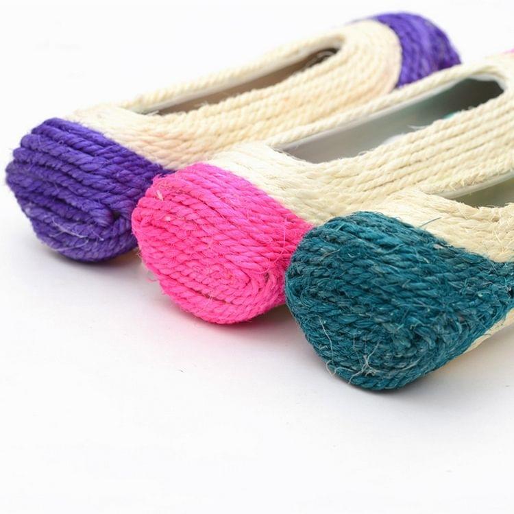 Cat Scratch Board Training Toy Pet Supplies Cat Rack Rolling Sisal Scratching Trapped Ball with Three Balls, Random Color Delivery