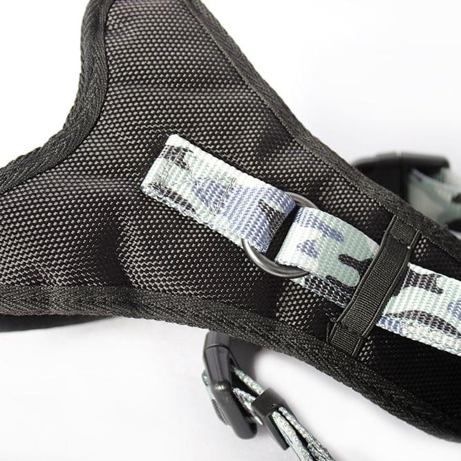 Tuffhound 1628 Adjustable Dog Chest Strap Collar Belt,Size:S, 2x40x(46-56)cm(Grey)