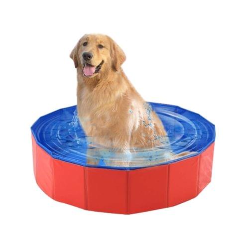Pet Products Foldable Large Swimming Pool Bathtub for Dog and Cat Teddy,Diameter:80cm High:30cm