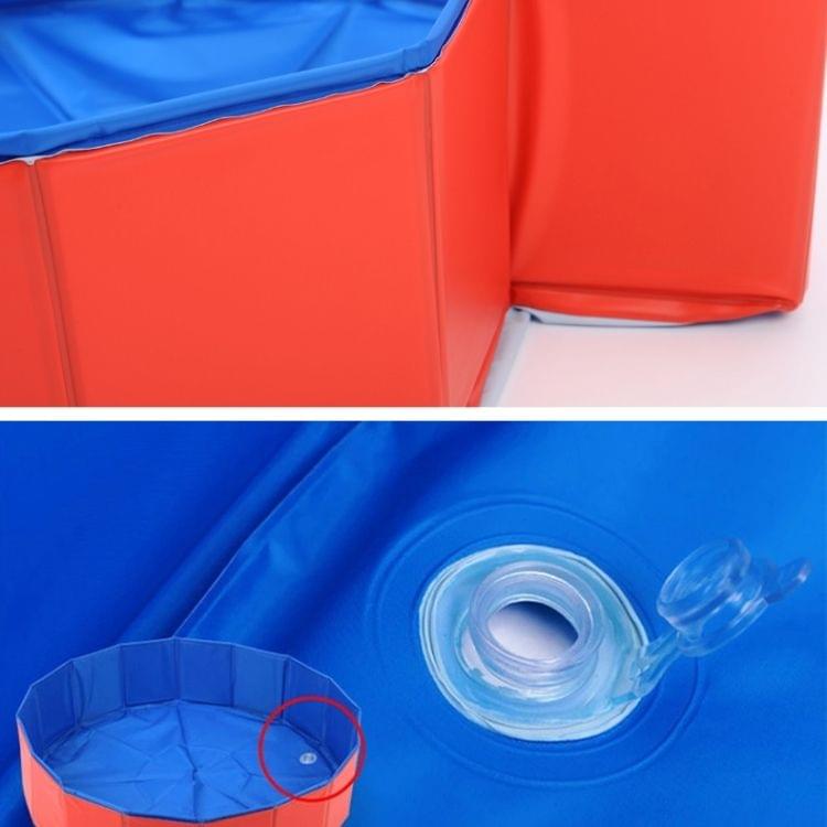 Pet Products Foldable Large Swimming Pool Bathtub for Dog and Cat Teddy,Diameter:80cm High:30cm