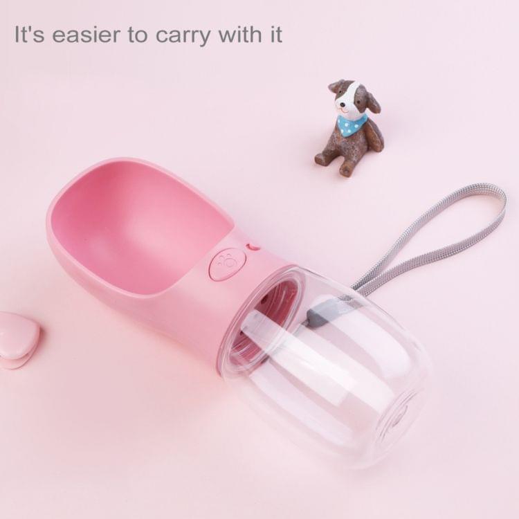 Outdoor Travel Portable Pet Drinking Water Cup Water Feeder, Capacity: 350ml (White)