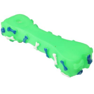 Bone Shape Plastic Pet Toys with Whistle for Dogs / Cats, Random Color Delivery