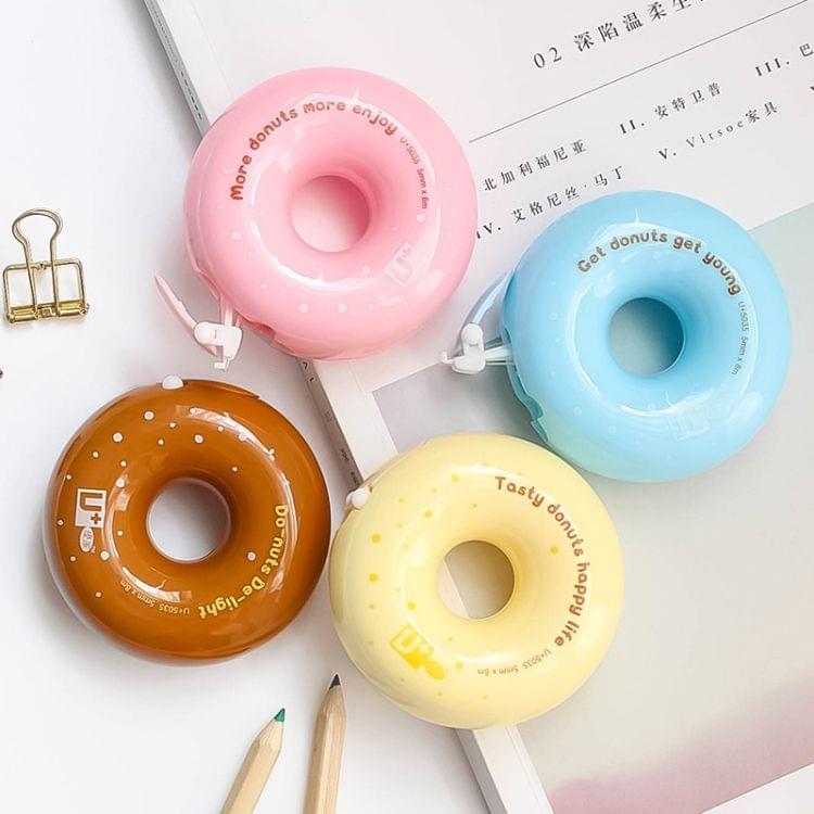 LMT035 Creative Cute Donut Correction Tape Student Stationery School Supplies, Random Color Delivery