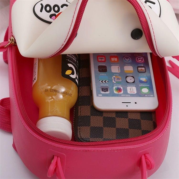 Multi-function Leisure Fashion Silica Gel Double Shoulders Bag Backpack (Grey)