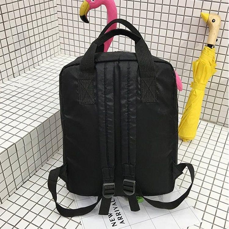 Mathematical Formulas Graffiti Double Shoulders School Bag Travel Backpack Bag (White)