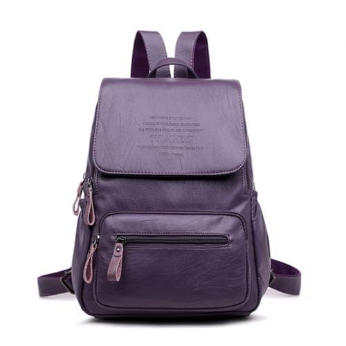 Multifunctional Handbag With Large Capacity for Women Shoulder Backpacks(Purple)
