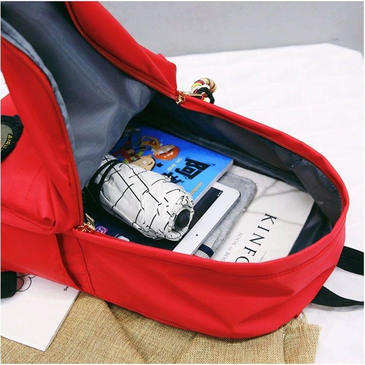 Skull Pattern Nylon Casual Double-shoulder Bag Messenger Bag (Blue)