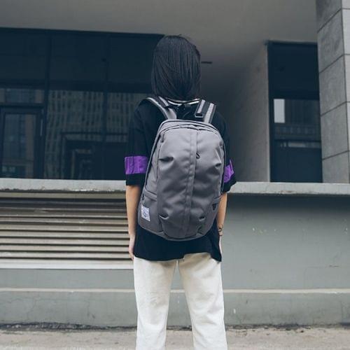Simple Style Oxford Casual Double-shoulder Bag Messenger Bag (Grey)