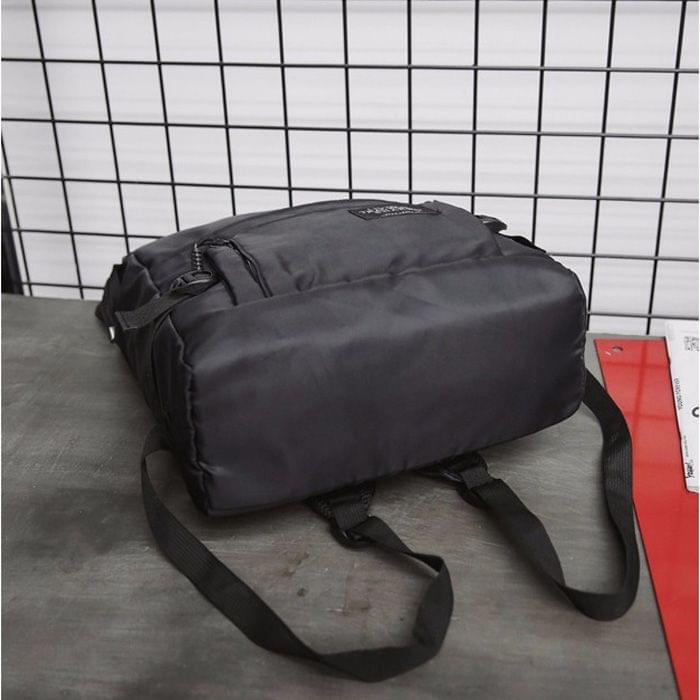 Leisure Fashion Nylon Backpack Handbag(Red)