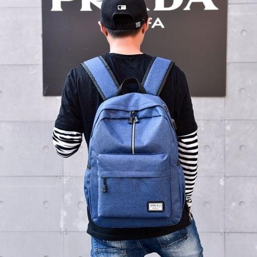 Fashion Retro Multi-purpose Backpack Simple Shoulder Bag Hand Bag (Blue)