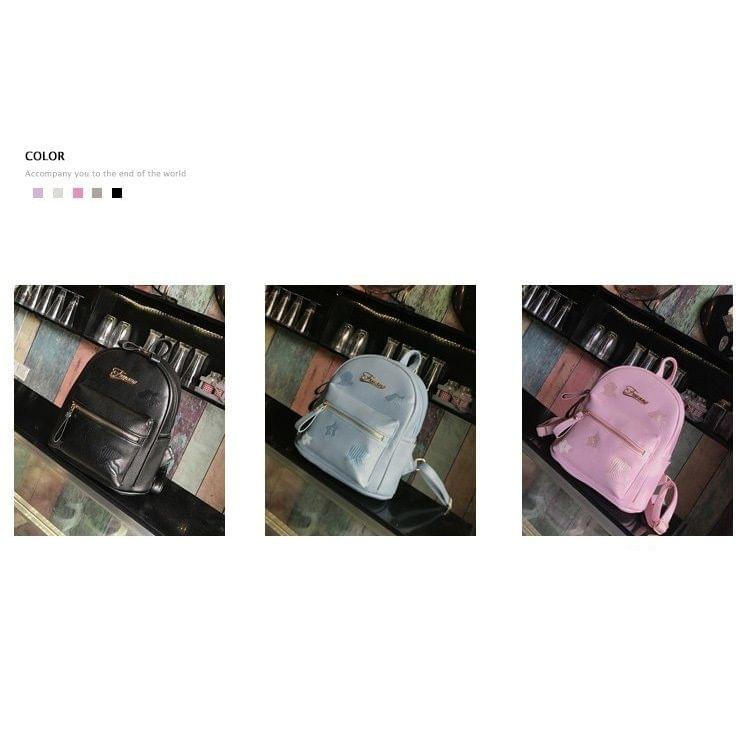 Cute Bag Girl Backpack Casual Handbag Shoulder Bag (Black)