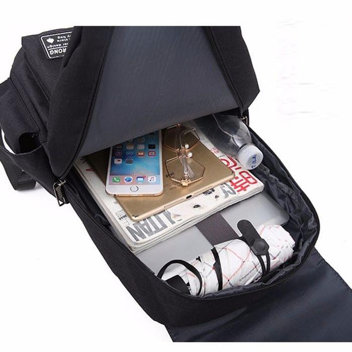 Leisure Fashion PVC Backpack Handbag(Blue)