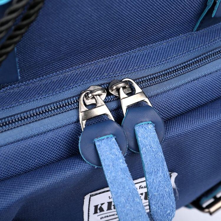 High Capacity Leisure Fashion Double Shoulders Bag Backpack(Black)