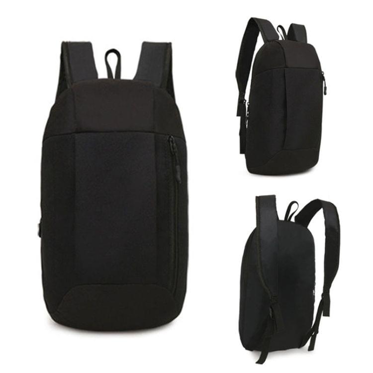 Unisex Sports Oxford Cloth Backpack Hiking Rucksack(Black)