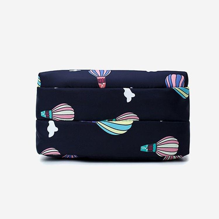 Leisure Fashion Waterproof Oxford Cloth Double Shoulders Bag (Sapphire Blue)