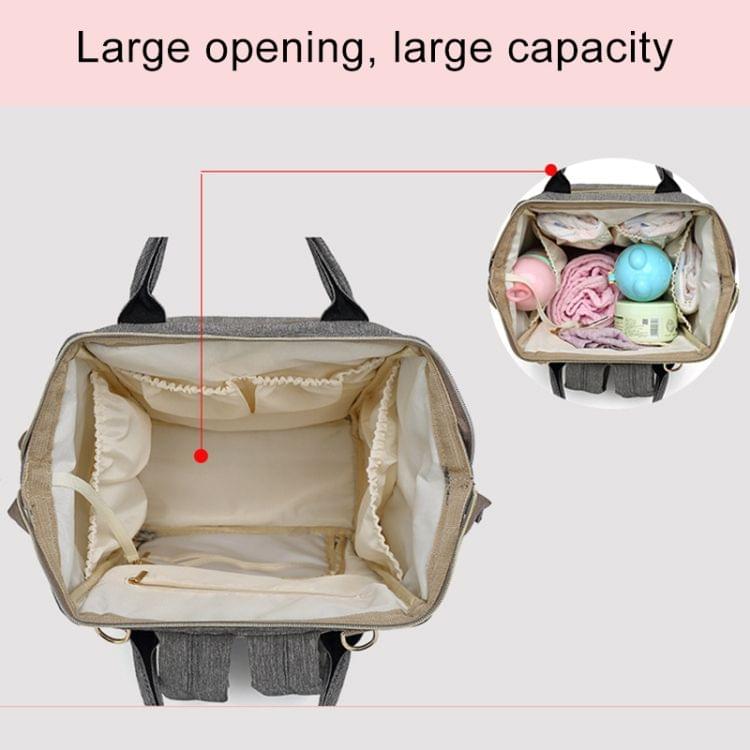 Multi-functional Double Shoulder Bag Handbag Waterproof Oxford Cloth Backpack, Capacity: 16L (Light Grey)