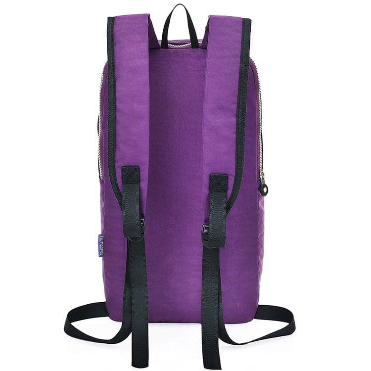 Leisure Fashion Nylon Waterproof Double Shoulders Bag(Sky Blue)
