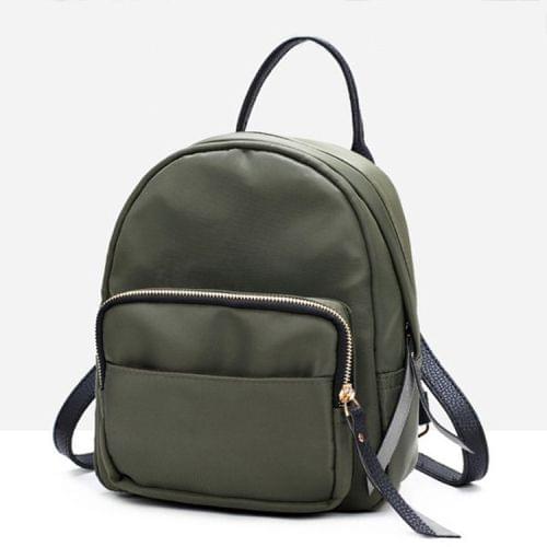Leisure Fashion Waterproof Oxford Cloth Double Shoulders Bag (Army Green)