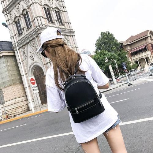 Litchi Texture PU Leather Casual Double-shoulder Bag Messenger Bag (Black)