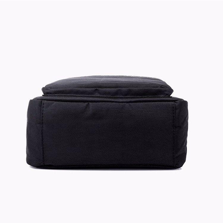 Fashion Oxford Fabric School Backpack Casual Handbag Shoulder Bag(Black)