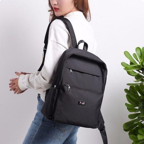 Fashion Oxford Fabric School Backpack Casual Handbag Shoulder Bag(Black)