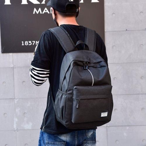 Fashion Retro Multi-purpose Backpack Simple Shoulder Bag Hand Bag (Black)