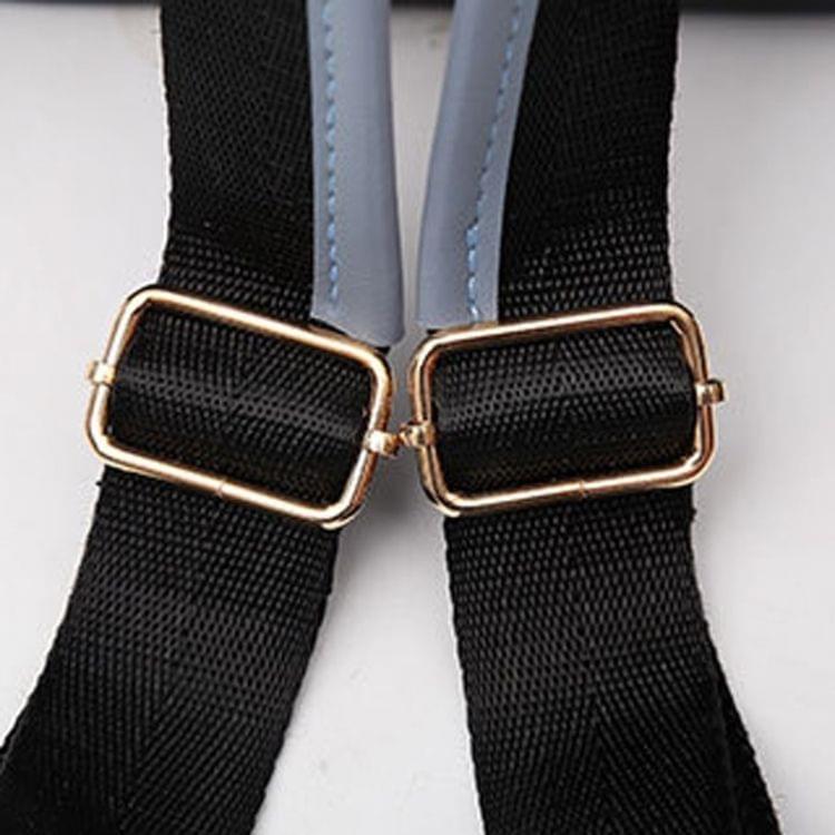 Fashion Nylon Double Shoulders Bag Ladies Handbag Backpack Bag (Black)