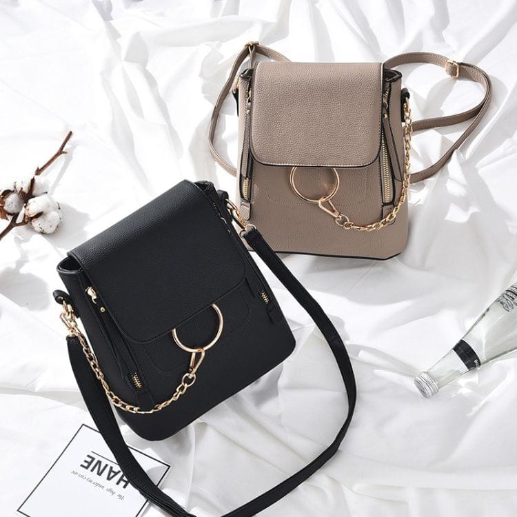 PU Leather Women Backapck Mini Women Shoulder Bags(Green )