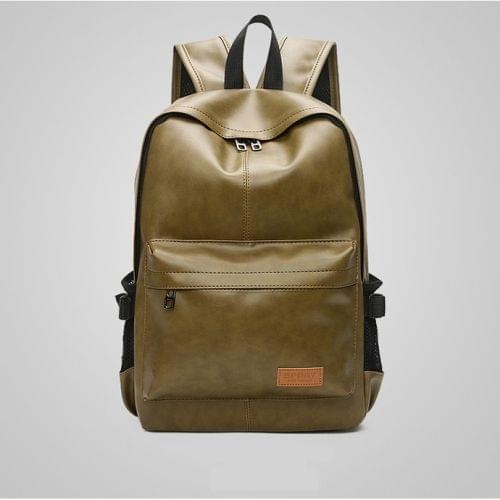 Waterproof Dustproof Fashion Leisure Men Backpack Travel Bag Shoulder Bag (Green)