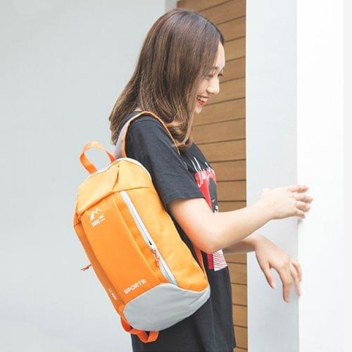 Fashion Outdoor Sports Waterproof Backpack Men and Women Double Shoulder Bag (Orange)