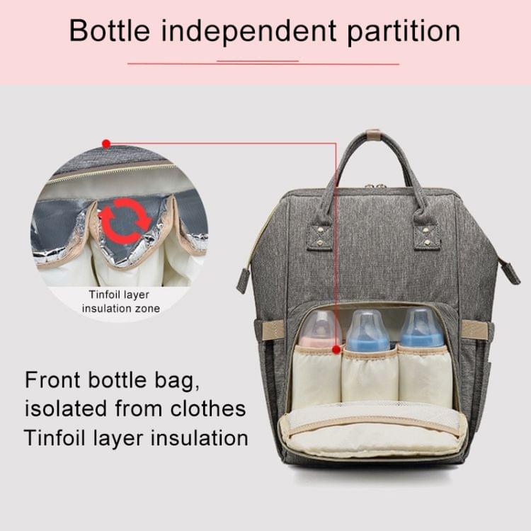 Multi-functional Double Shoulder Bag Handbag Waterproof Oxford Cloth Backpack, Capacity: 16L (Pink)
