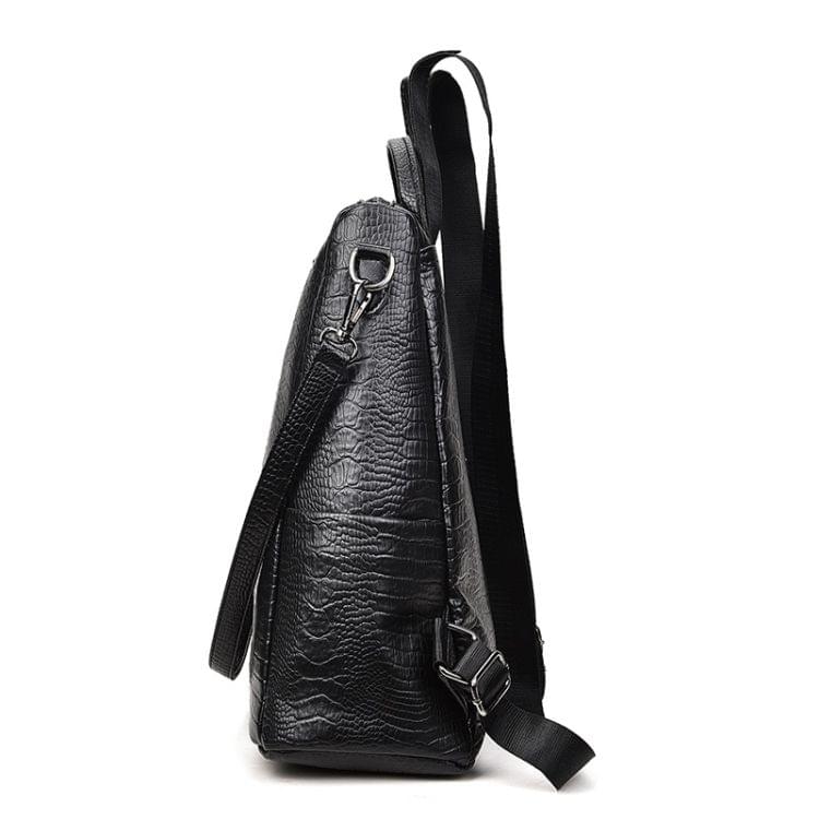 Dual-use Backpack Ladies Bag Travel Bag College Style School Bag (Black)