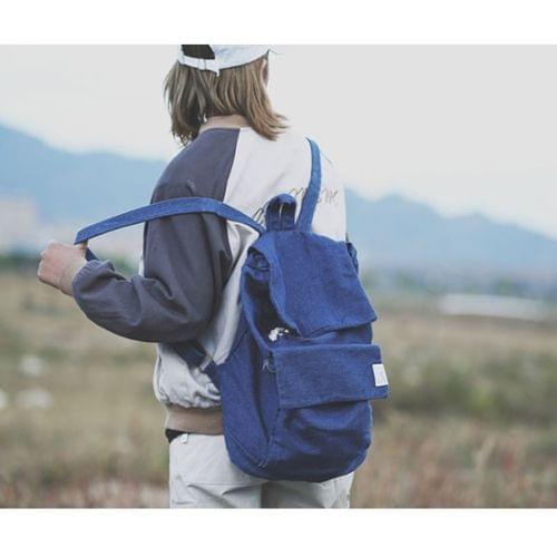 Leisure Lightweight Soft Backpack Travel Mountaineering Bag (Dark Blue)