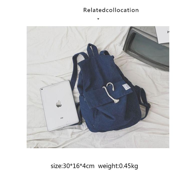 Leisure Lightweight Soft Backpack Travel Mountaineering Bag (Dark Blue)
