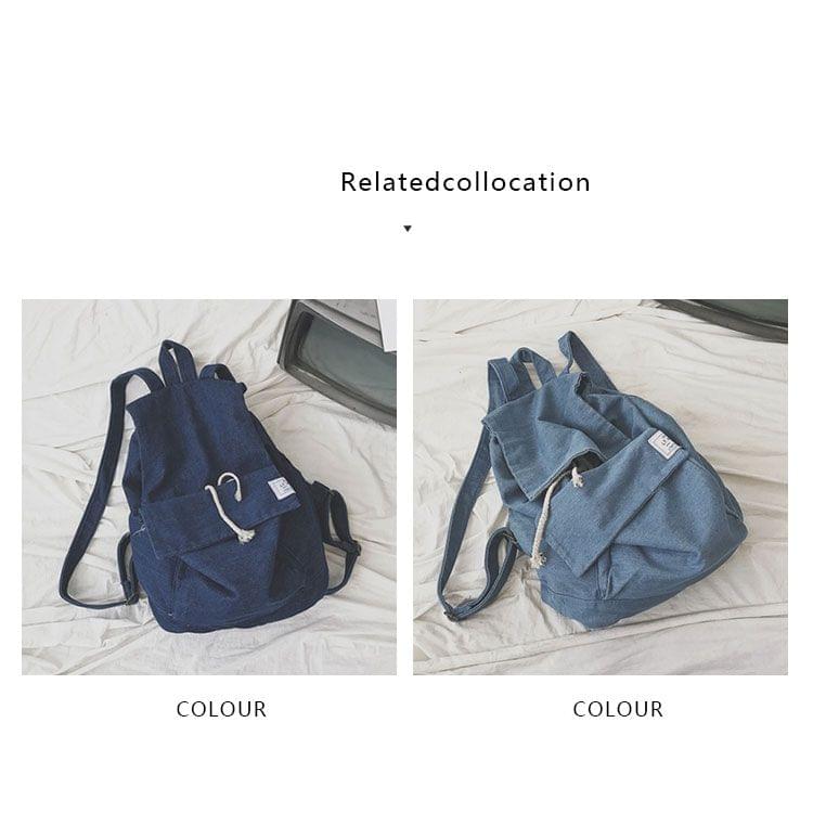 Leisure Lightweight Soft Backpack Travel Mountaineering Bag (Dark Blue)