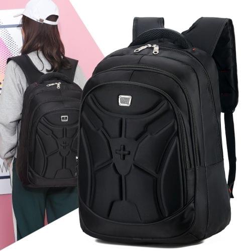 Multifunctional Waterproof Casual Fashion Backpack Cross Couple Bag Sports Bag (Black)
