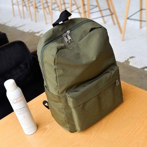 Multi-function Leisure Fashion Nylon Double Shoulders Bag Backpack (Green)