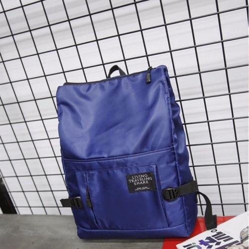 Leisure Fashion Nylon Backpack Handbag(Blue)